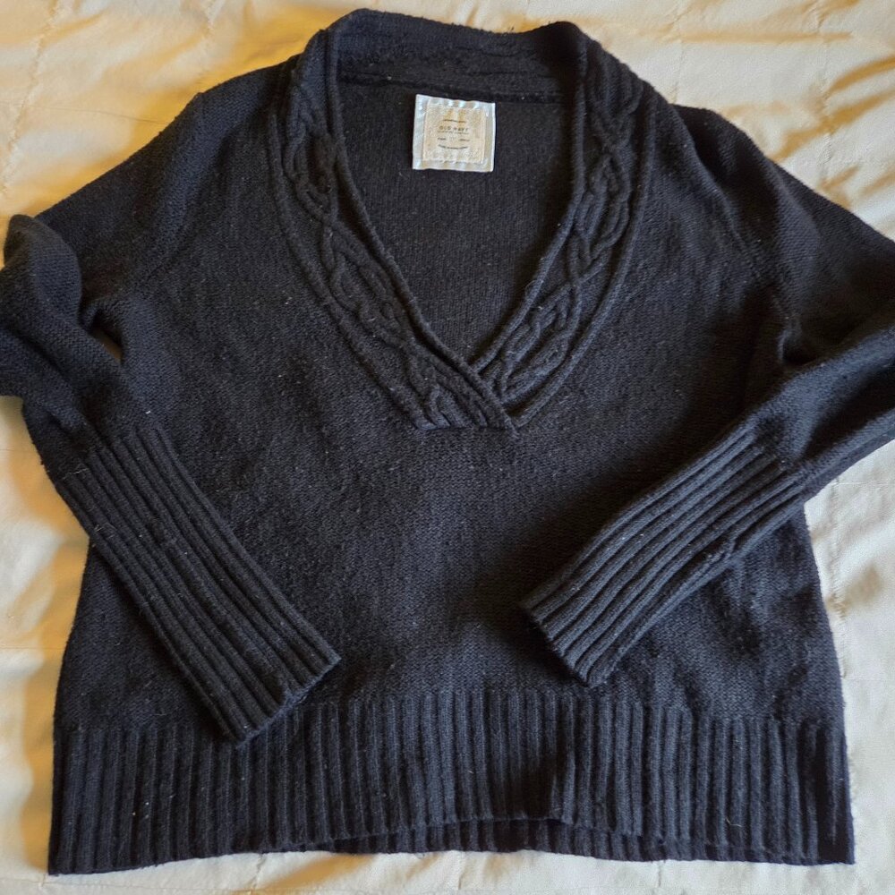 Old Navy Black V-Neck Sweater Plus Size 2X